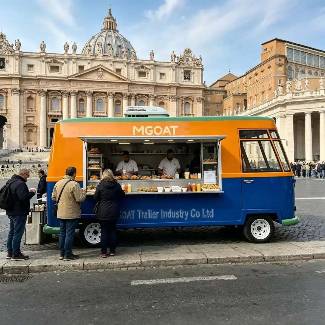 Hot Dog Vending Cart - Commerciële mobiele foodtruck met complete kookuitrusting,