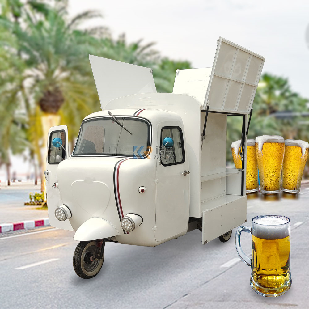 Hot Dog Vending Cart - 3-wiel Lambro Street mobiele fastfoodtruck voedselaanhangwagen