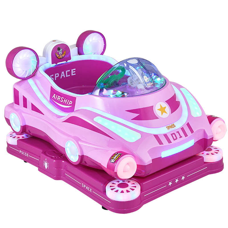 Coin Operated Kiddie Ride - Nieuwe Bubbelblaasende Ruimteschip Kinderattractie Muntenautomaat Baby