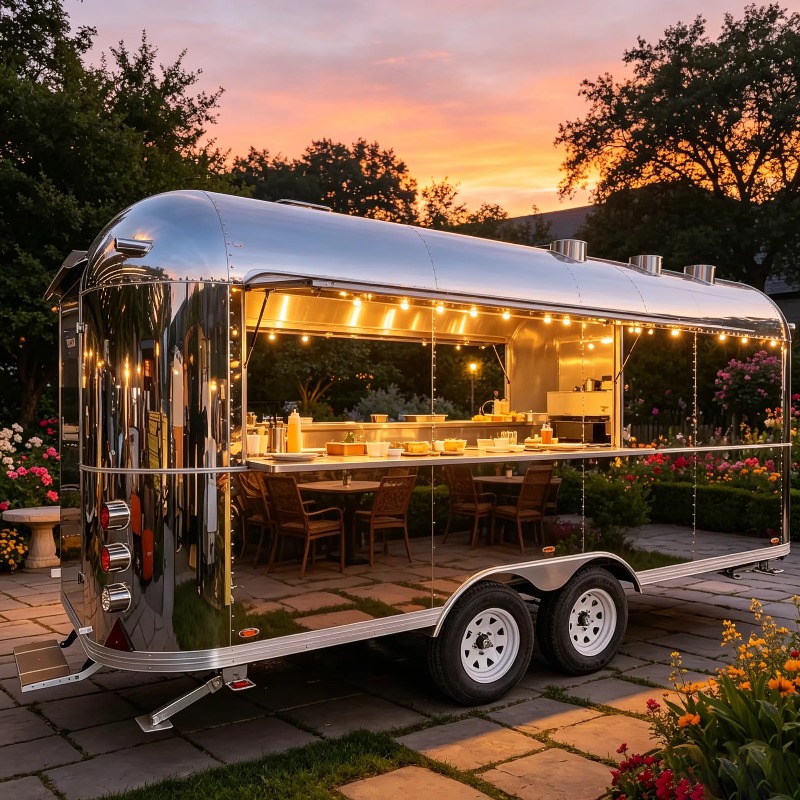 Hot Dog Vending Cart - Volledig uitgeruste mobiele foodtruck te koop,