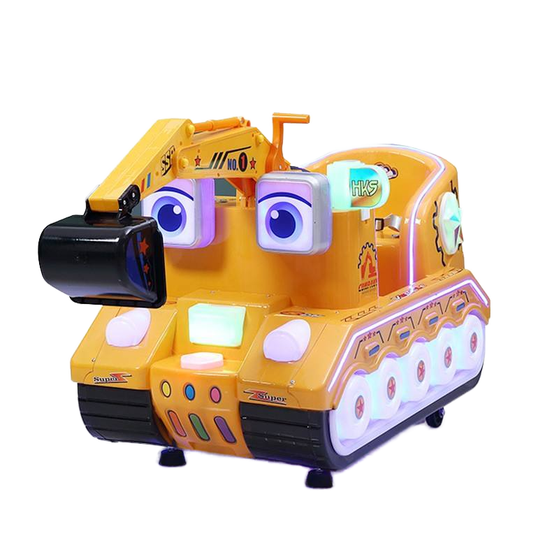 Coin Operated Kiddie Ride - Fabrieksdirecte verkoop muntbediende buitenattracties, graafmachines, bulldozers