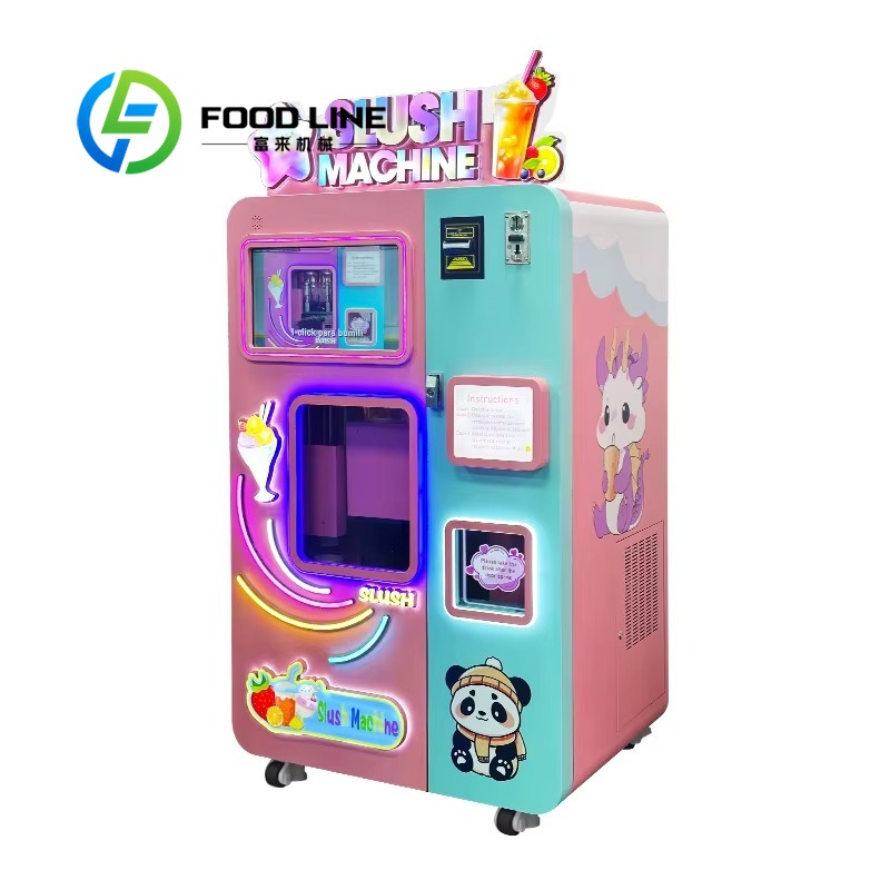 Pre-mix aangepaste slushie-aut - Slushie Machine Vending recensie en prijs
