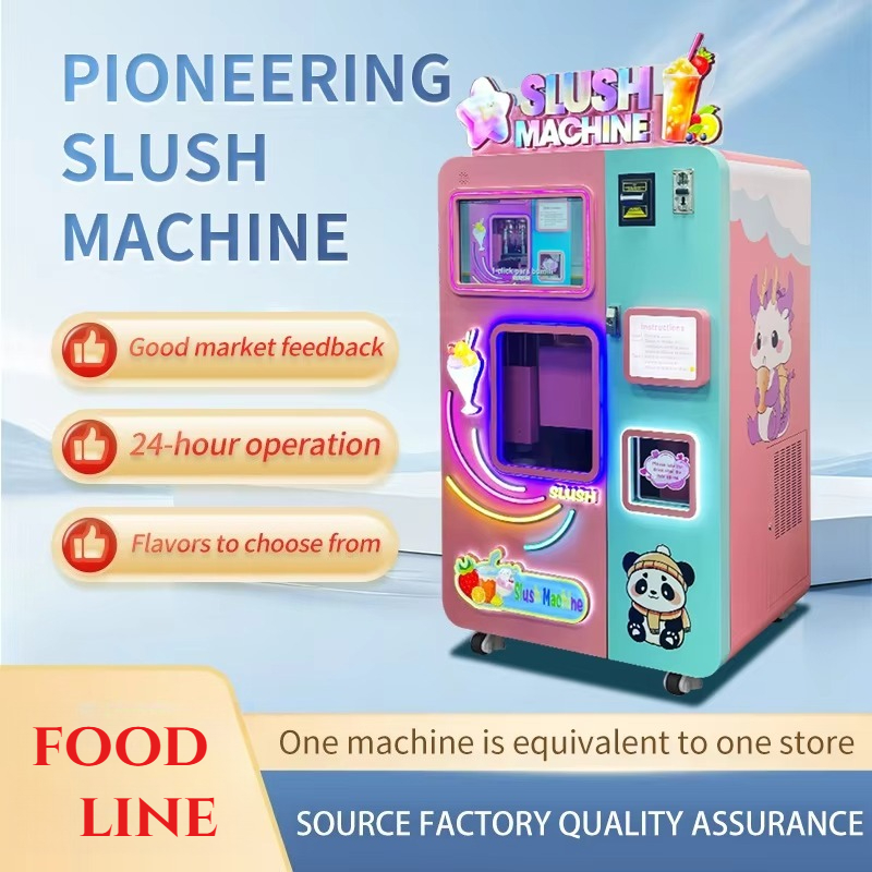 Pre-mix aangepaste slushie-aut - Slushie Machine Vending recensie en prijs
