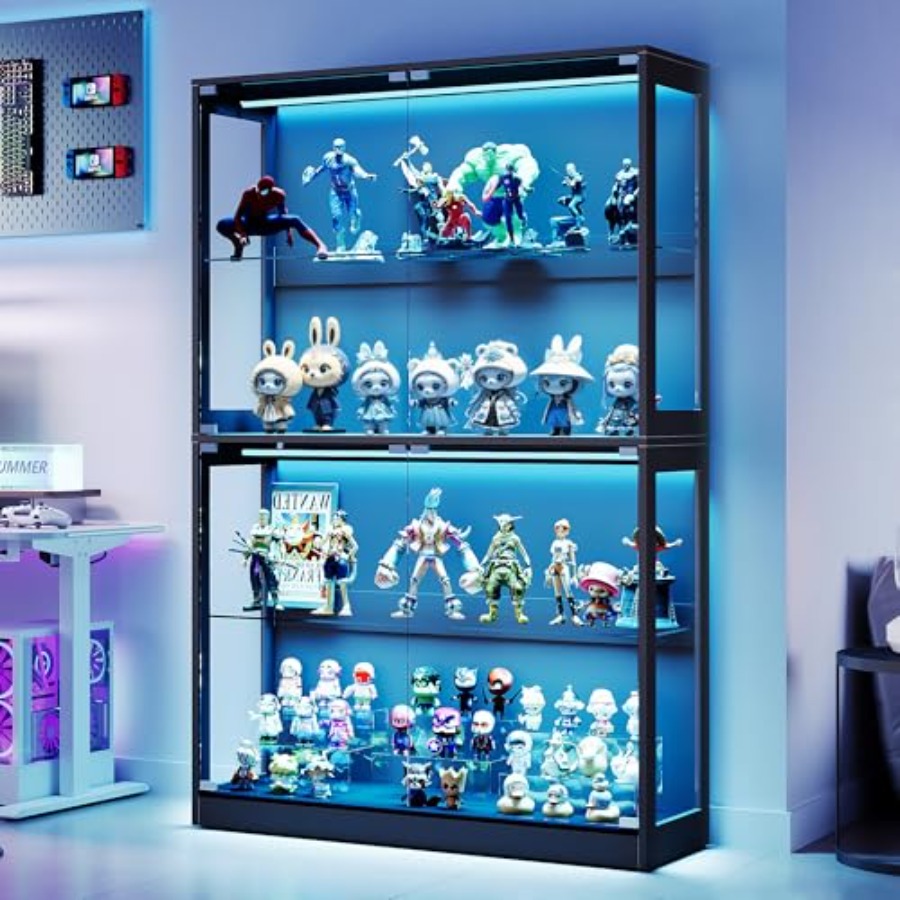 45-inch RGB-displaykast met gl - Glass Cabinet Display recensie en prijs