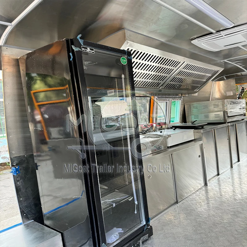 Commerciële mobiele foodtruck  - Hot Dog Vending Cart recensie en prijs