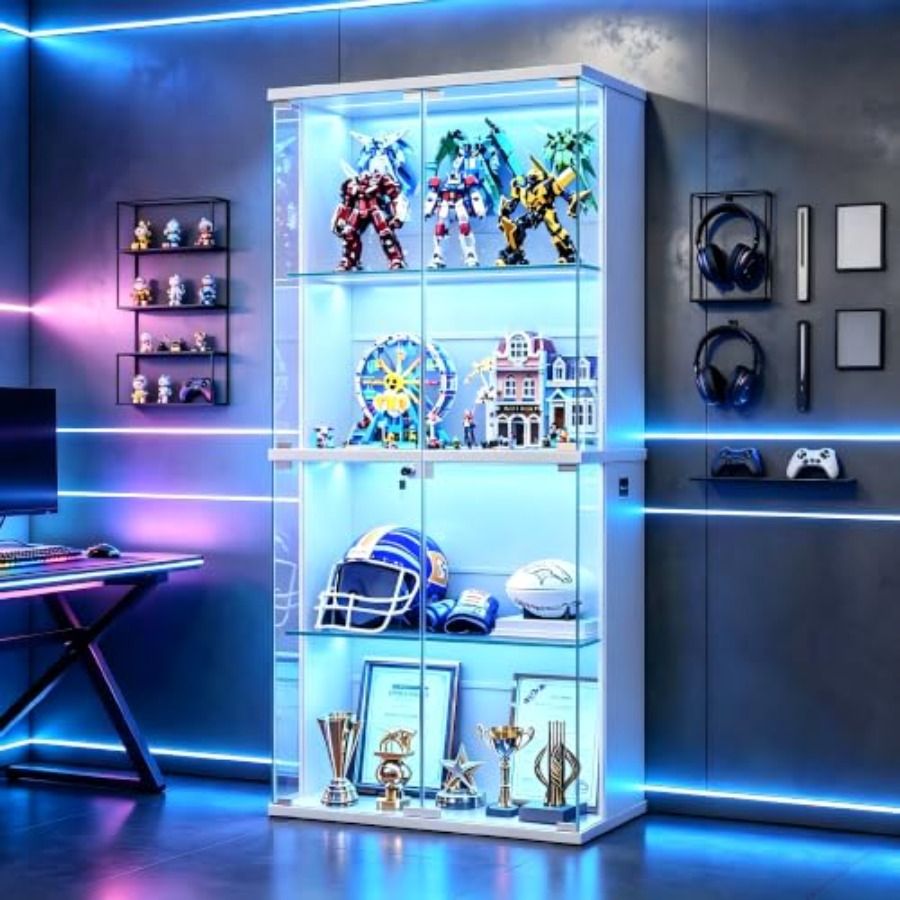 66 Glazen Vitrinekast voor ver - Glass Cabinet Display recensie en prijs