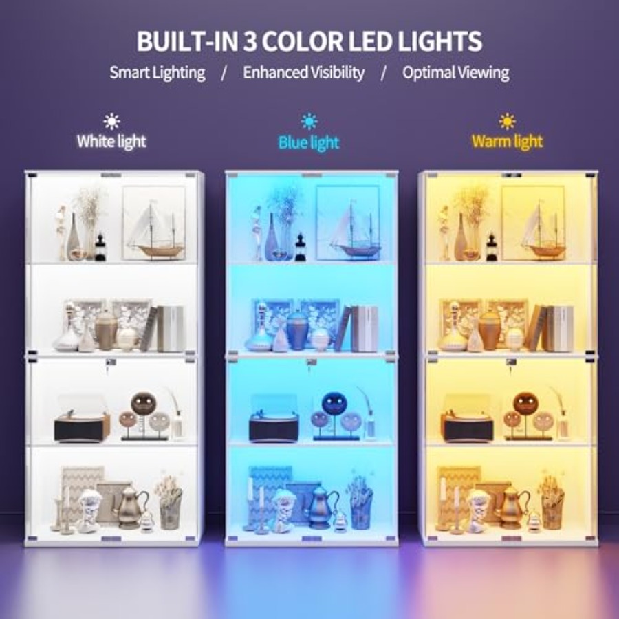 66 Glazen Vitrinekast voor ver - Glass Cabinet Display recensie en prijs