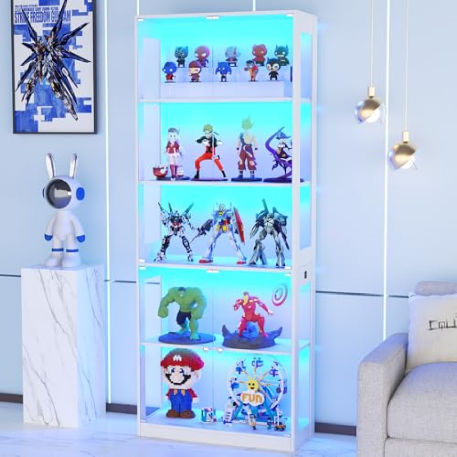 80'' Displaykast met glazen de - Glass Cabinet Display recensie en prijs