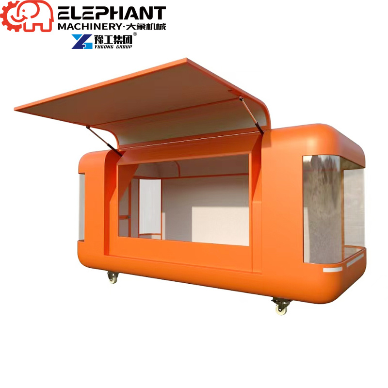 Commerciële mobiele foodtraile - Hot Dog Vending Cart recensie en prijs