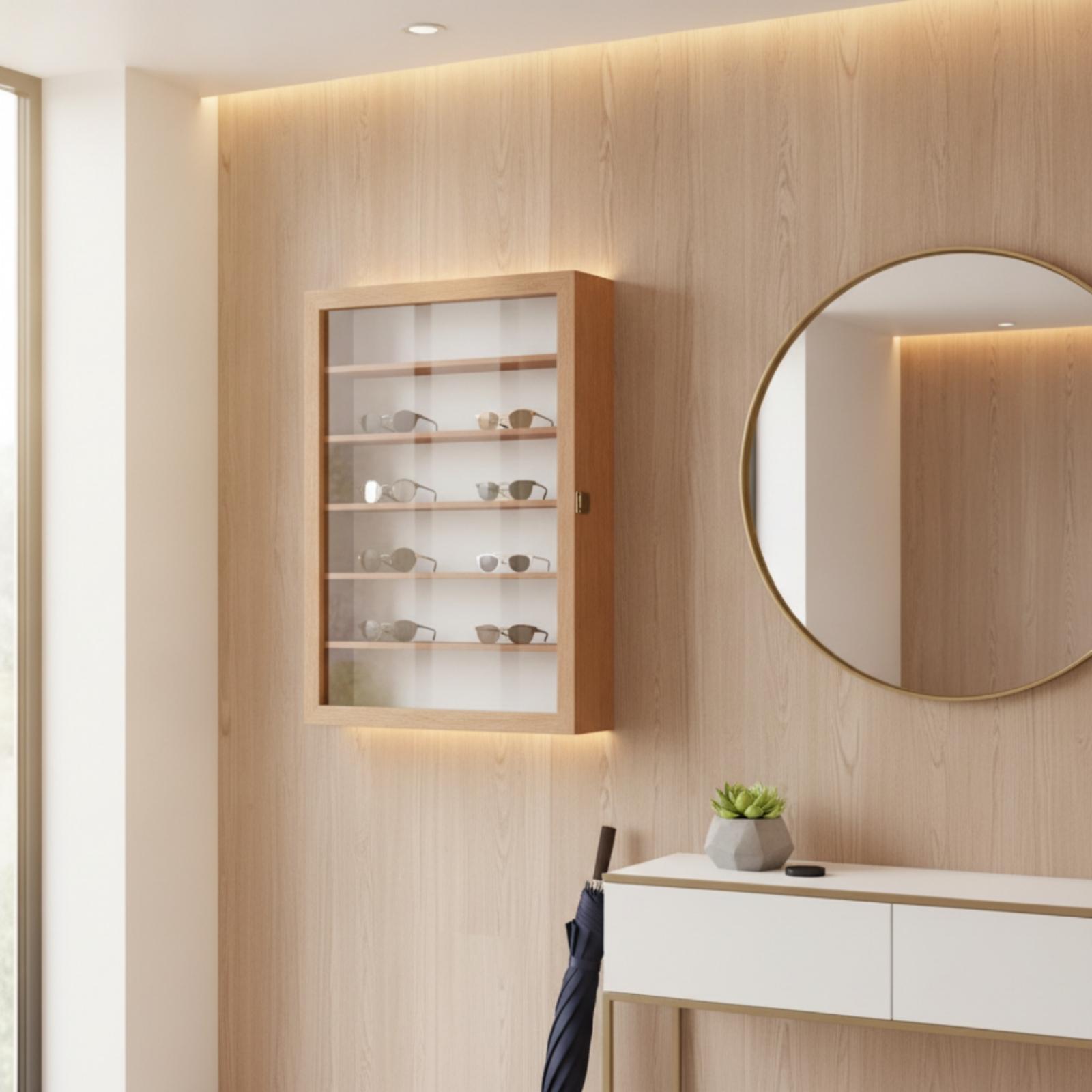 Zonnebrillenkast met glazen de - Glass Cabinet Display recensie en prijs