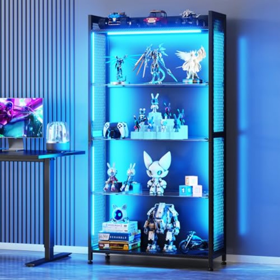 Vitrine met glazen planken en  - Glass Cabinet Display recensie en prijs