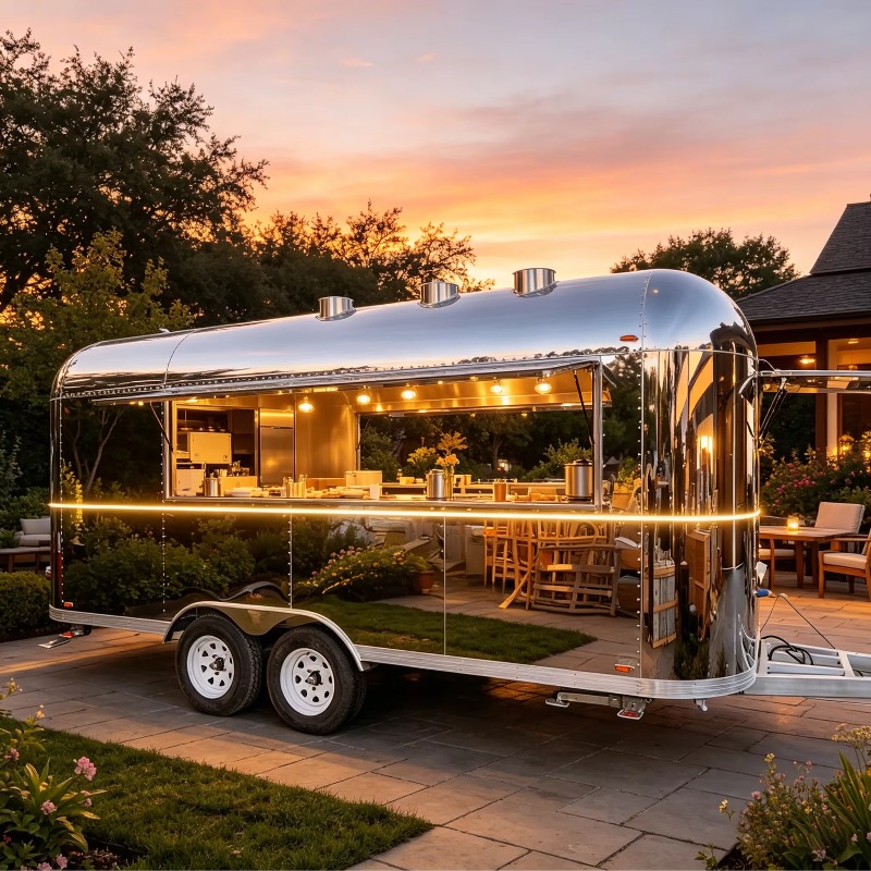 Volledig uitgeruste mobiele fo - Hot Dog Vending Cart recensie en prijs
