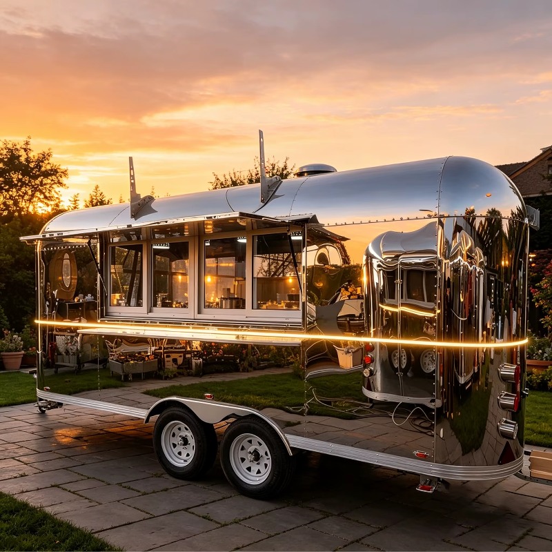 Volledig uitgeruste mobiele fo - Hot Dog Vending Cart recensie en prijs