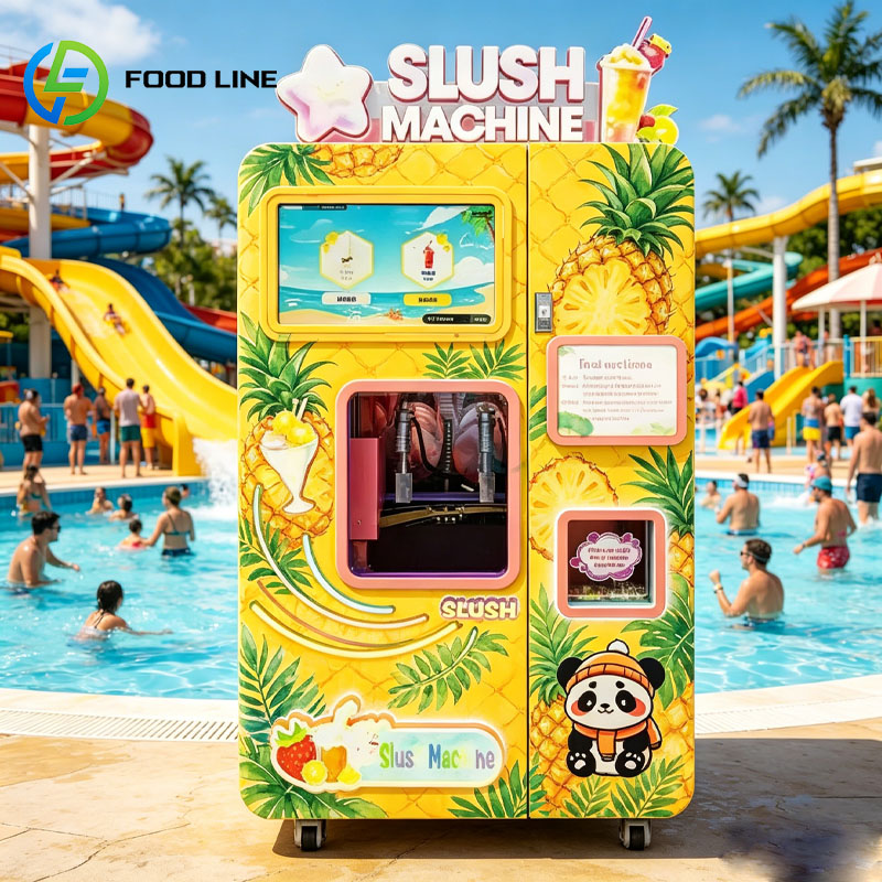 IJssnijmachine, bevroren drank - Slushie Machine Vending recensie en prijs