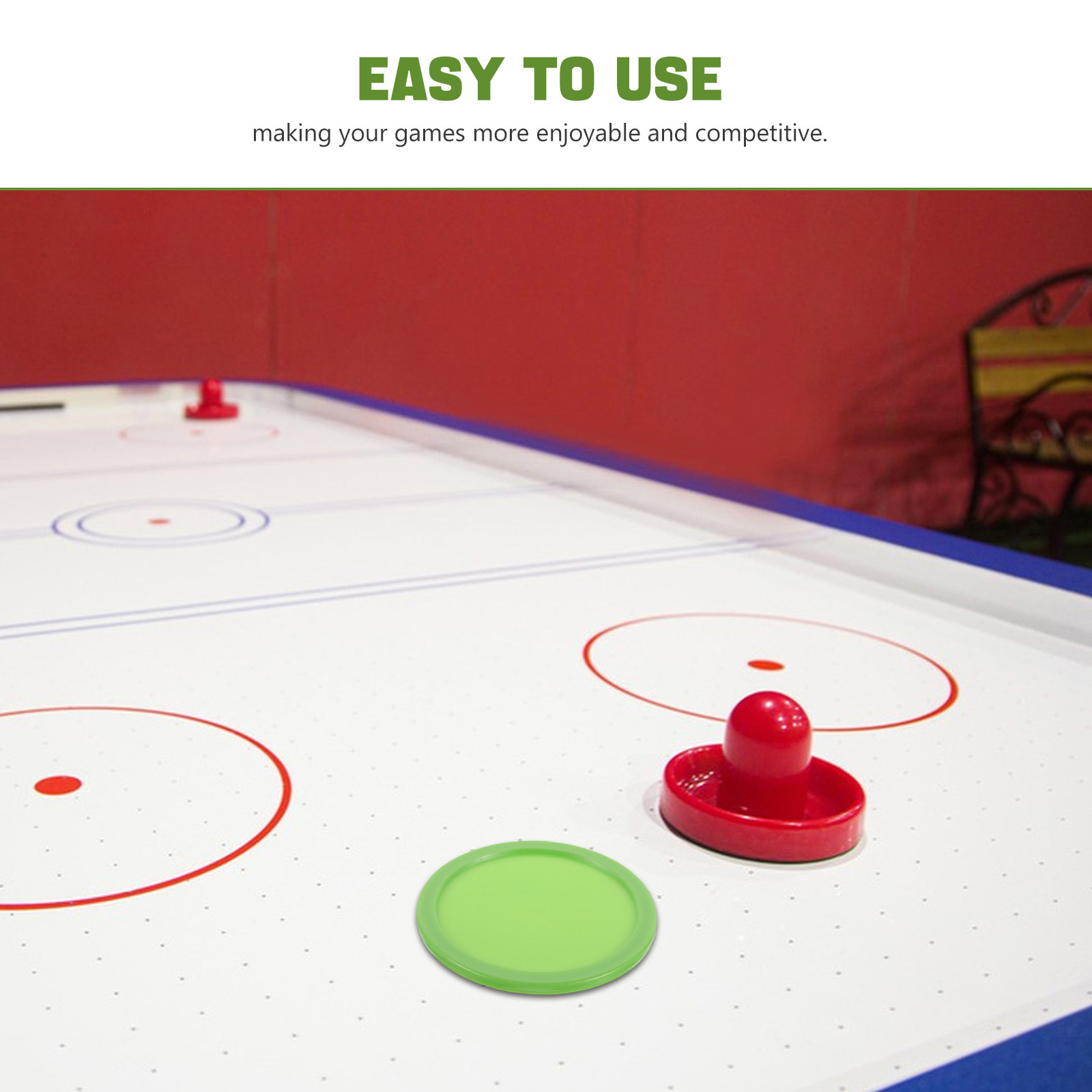 16 stuks kunststof hockeypucks - Air Hockey Table recensie en prijs