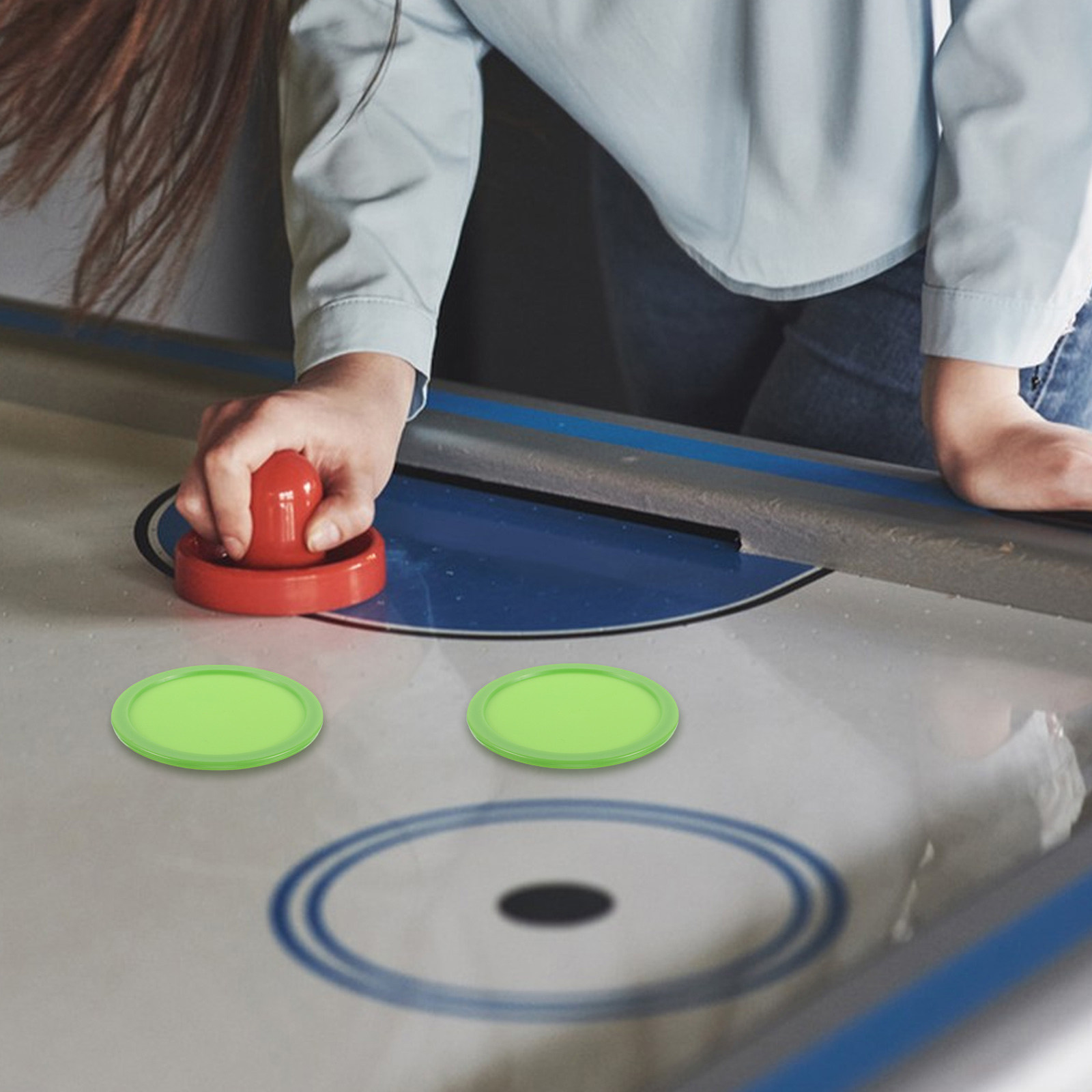 16 stuks kunststof hockeypucks - Air Hockey Table recensie en prijs