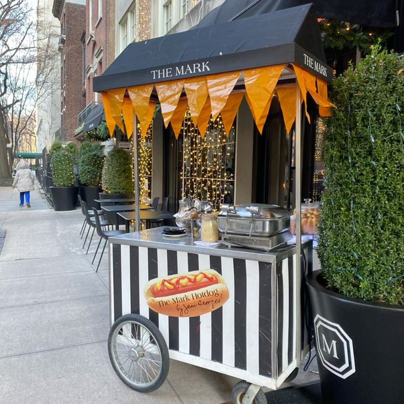 Hot Sale op maat gemaakte meta - Hot Dog Vending Cart recensie en prijs