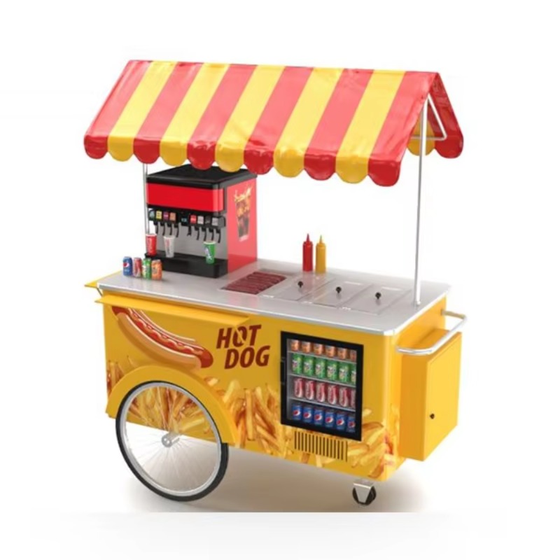 Hot Sale op maat gemaakte meta - Hot Dog Vending Cart recensie en prijs